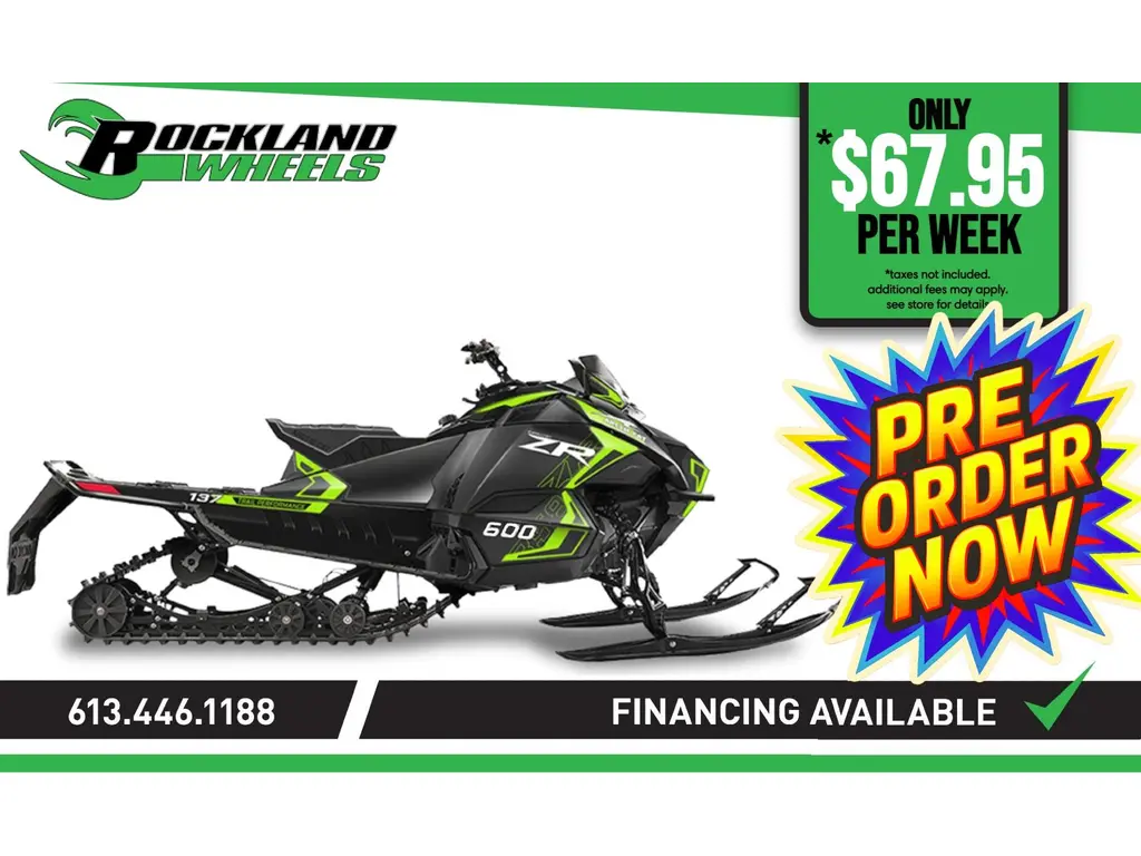 Arctic Cat ZR 600 ATAC ES 137(AC G8 DISPLAY) 2026