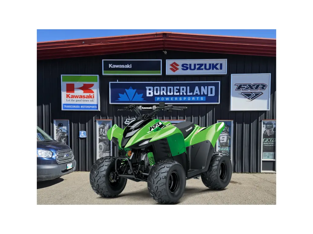 2025 Kawasaki KFX® 50-LIME GREEN 