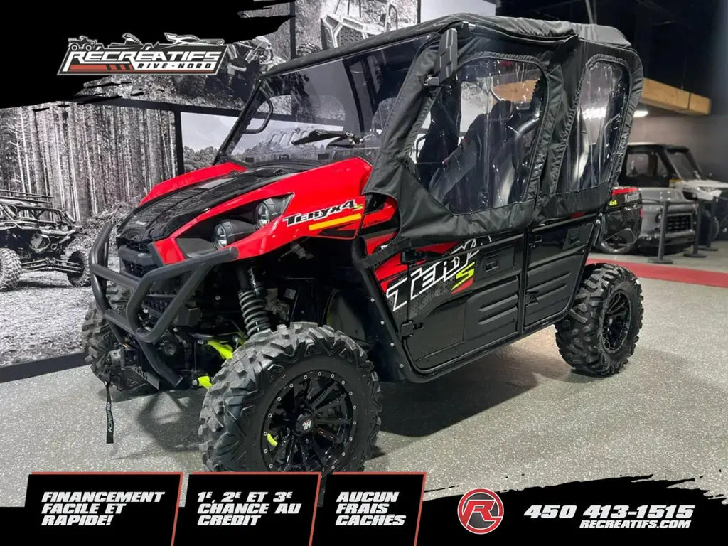 Kawasaki TERYX 4S CAB **CABINE ET CHAUFFAGE!!** 2023