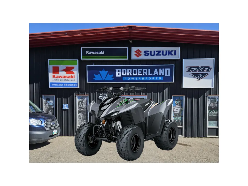 2025 Kawasaki KFX® 90-BATTLE GRAY 