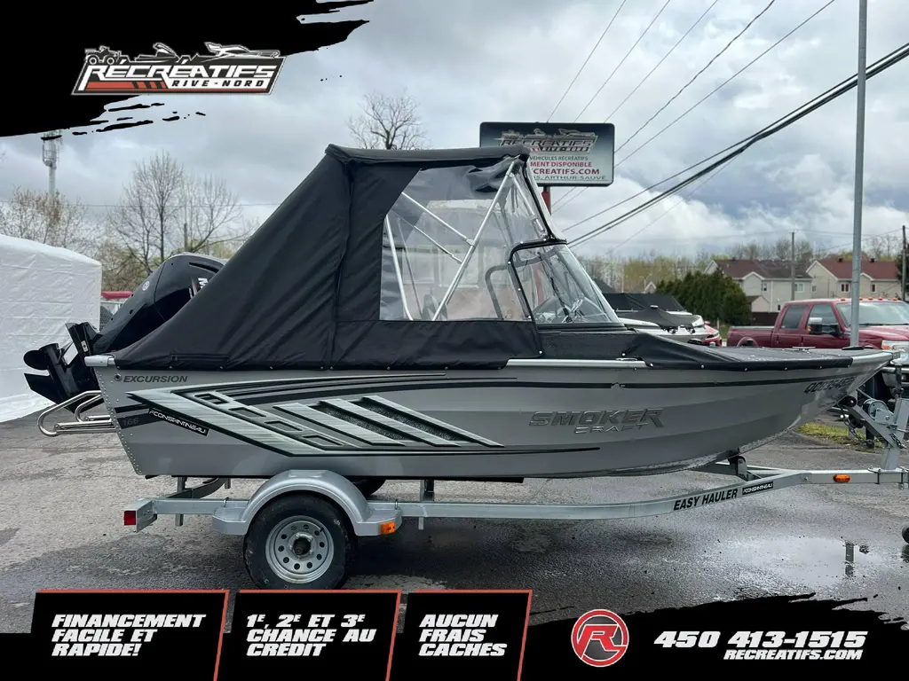 2021 Smoker-Craft EXCURSION 166 T **MOTEUR MERCURY 90 CT!**