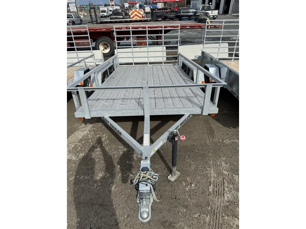 Easy Hauler TRAILER,UTL,82"X12',DUAL AXLE,GALV,REAR RAMP  2025