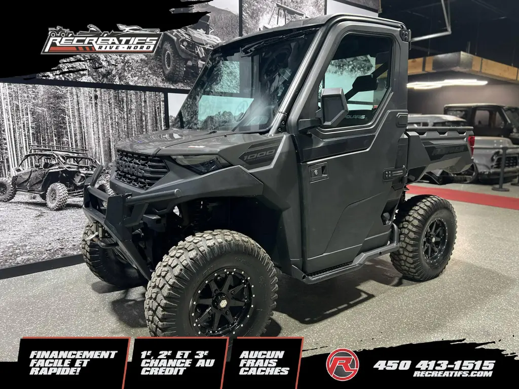 2024 Polaris RANGER 1000 PREMIUM CAB - **CABINE CHAUFFÉE ET PORTE RIGIDE!!**