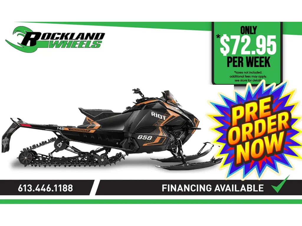 Arctic Cat RIOT 858 SNO PRO ES 1.75 (AC G8 DISPLAY) 2026