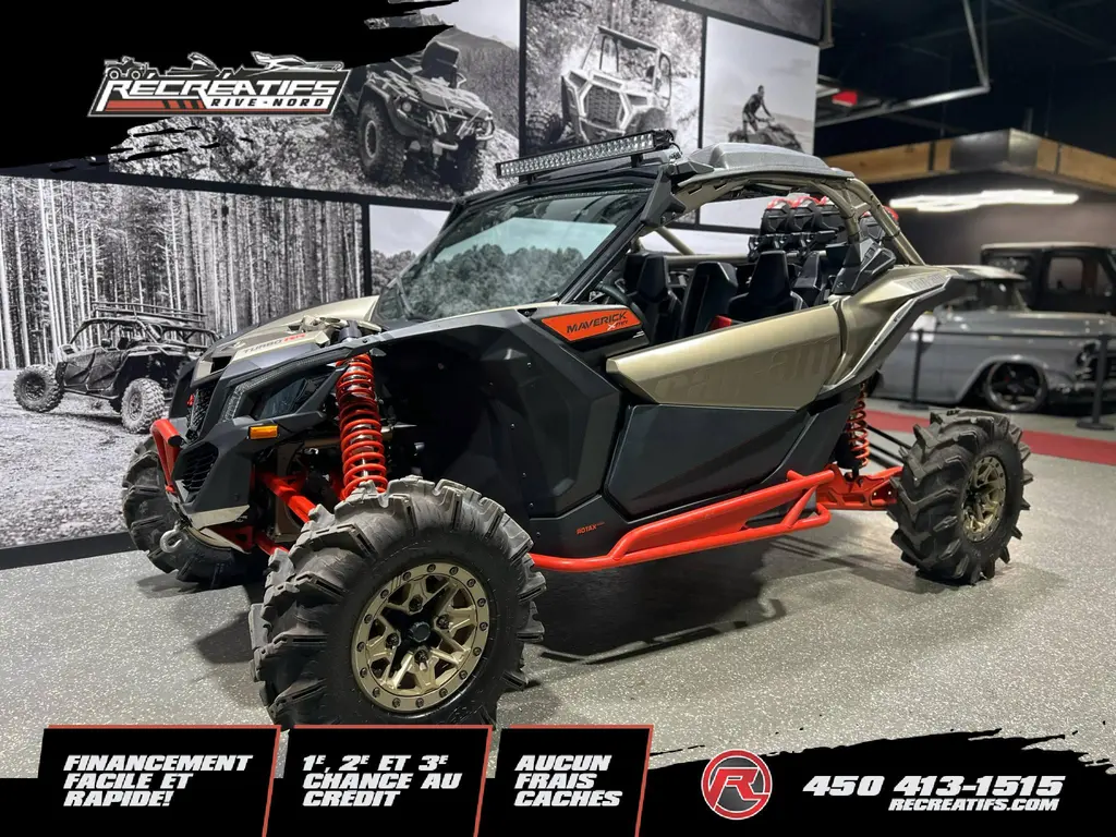 2023 Can-Am MAVERICK X3 XMR TURBO RR **TOIT AVEC SYSTEME AUDIO!!**