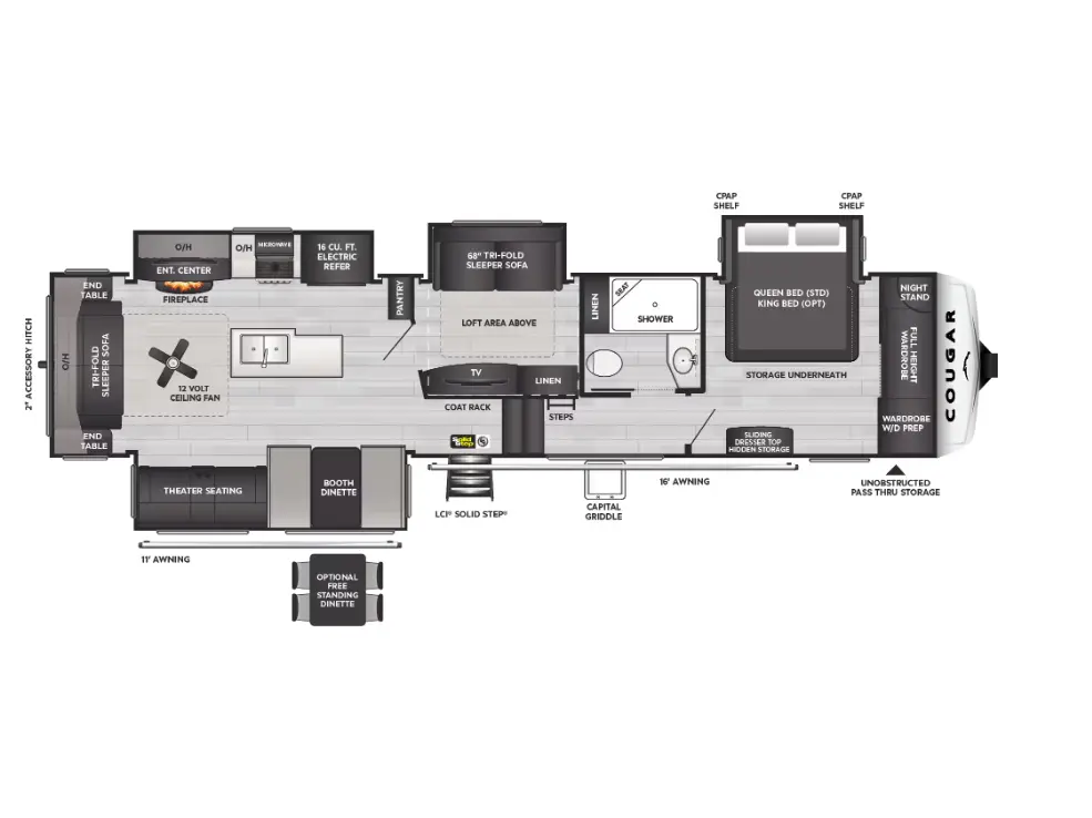 2024 Keystone RV COUGAR 368MBI 