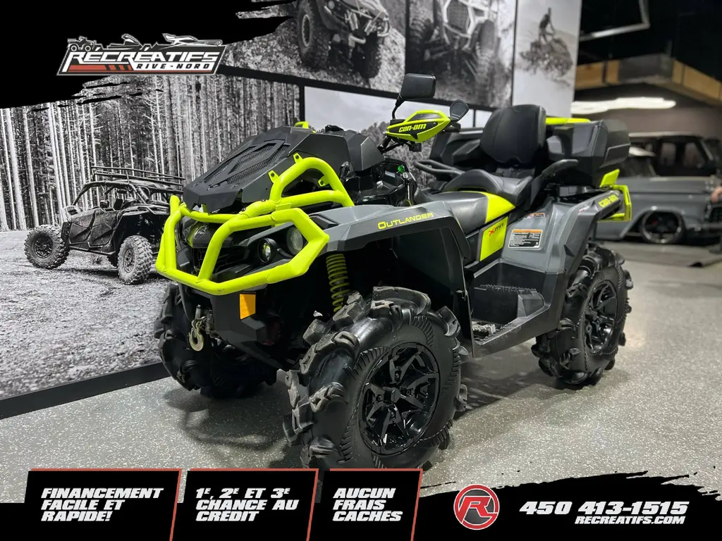 2020 Can-Am OUTLANDER 1000R XMR **DOSSIER ET COFFRE ARRIERE!!**