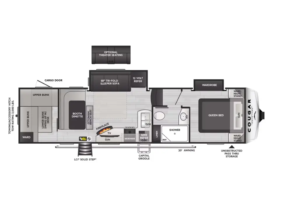 2024 Keystone RV COUGAR 29BHL 