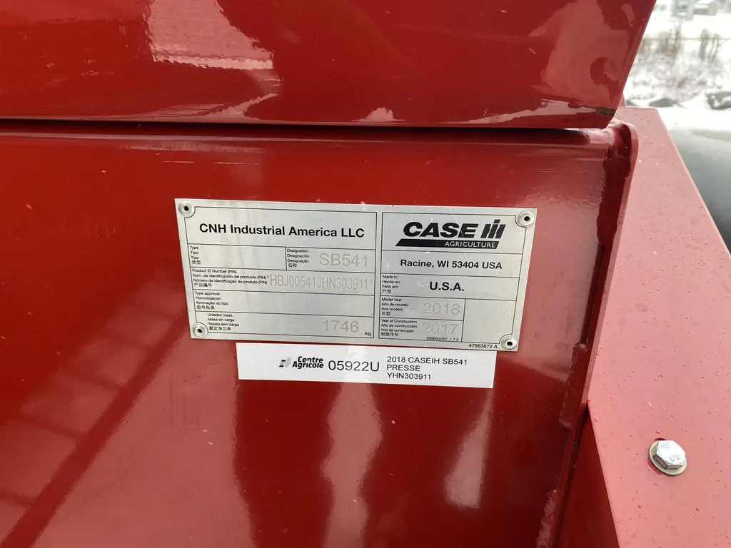 2018 Case IH SB541