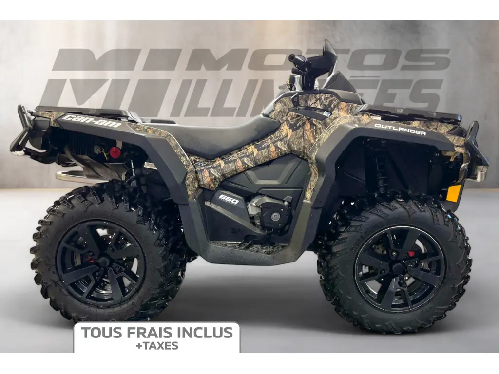 2022 Can-Am Outlander 650 Mossy Oak Frais inclus+Taxes