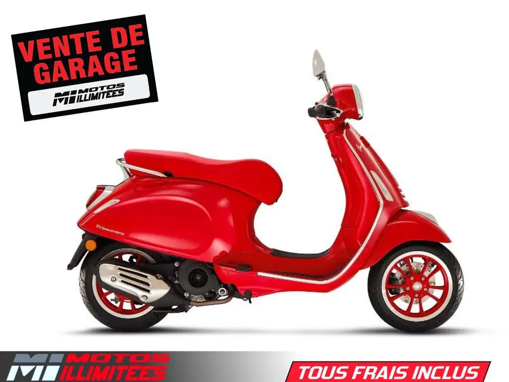 2023 Vespa Primavera 150 Red