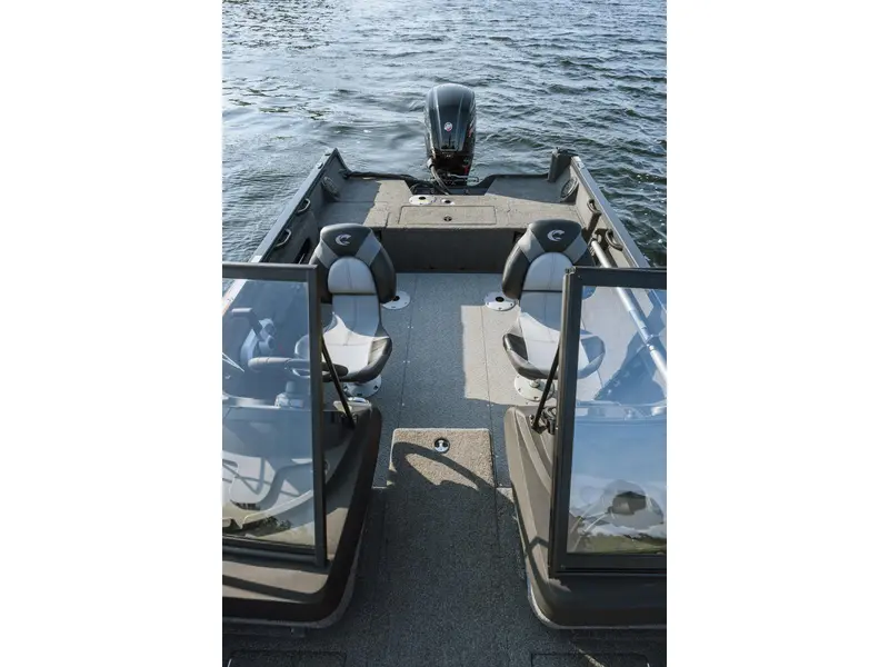 Crestliner 1750 HAWK WT JUMPSEAT - Gun Metal 2025