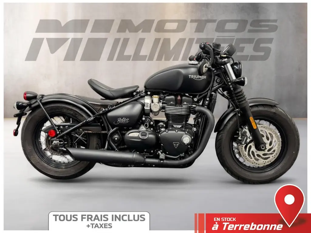 2018 Triumph Bonneville Bobber Black ABS