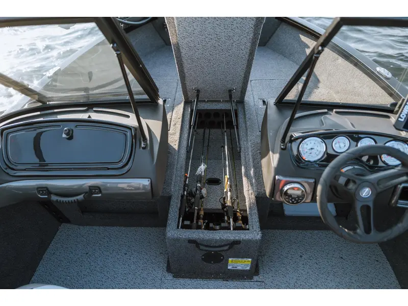 Crestliner 1750 HAWK WT JUMPSEAT - Gun Metal 2025