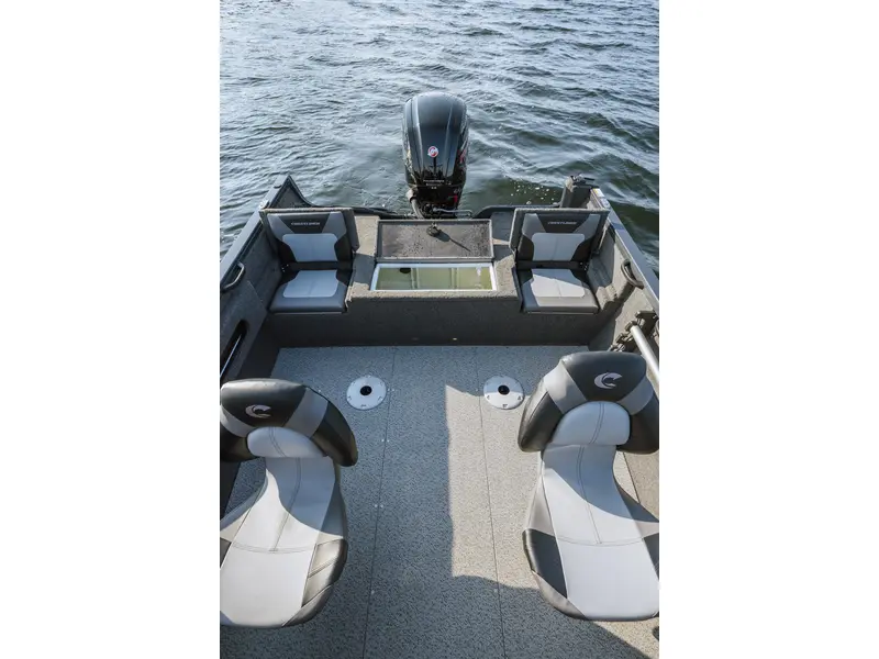 Crestliner 1750 HAWK WT JUMPSEAT - Gun Metal 2025