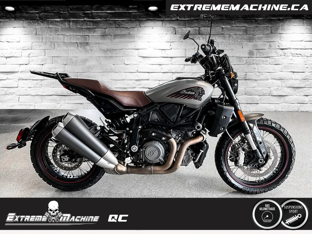 2022 INDIAN FTR RALLY TITANIUM SMOKE