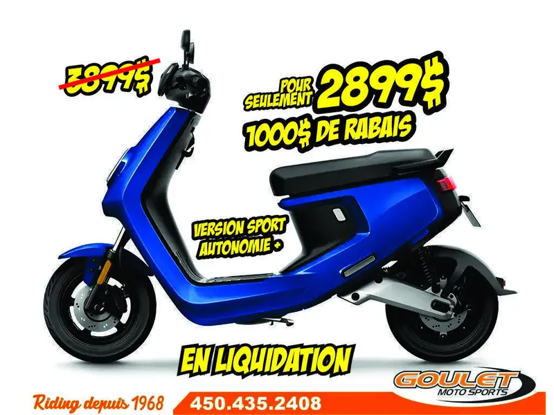 2022 NIU MQi+ SPORT 42A E-SCOOTER