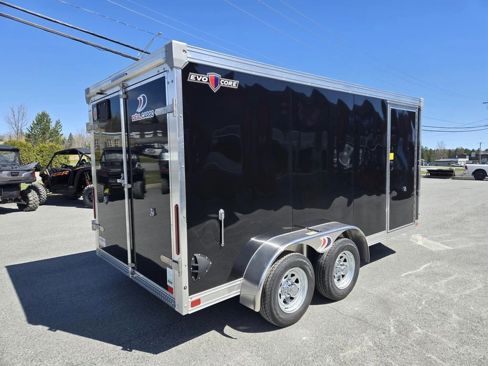 Ideal Cargo Remorque Fermée Idev714ta2 7x14 Evocore 2 Portes Arriere 2024 alt