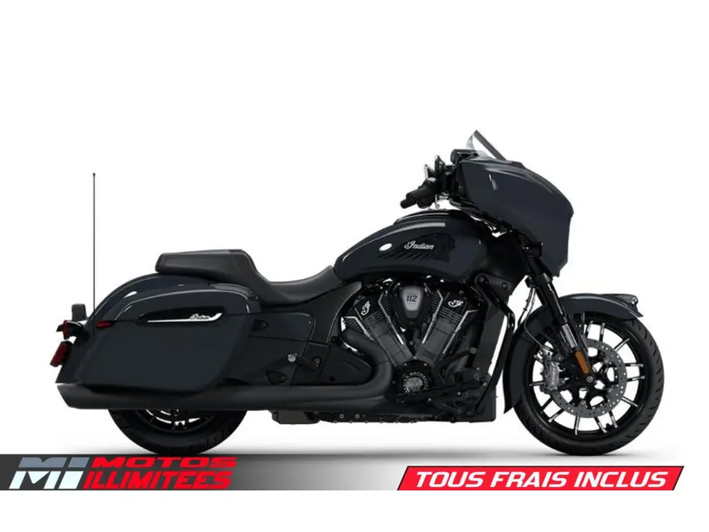 2025 Indian Motorcycles Chieftain PowerPlus Dark Horse With 112ci + Rider Assist Package + PowerBand Audio Package