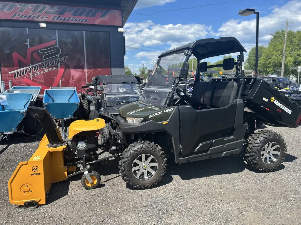2023 Massimo BUCK 450 et souffleuse