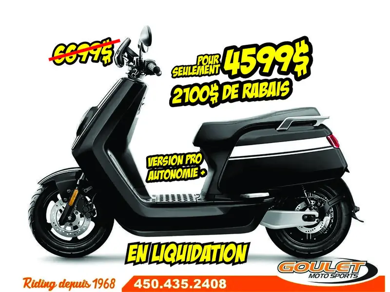2022 NIU NIU NQi GTS PRO E-SCOOTER