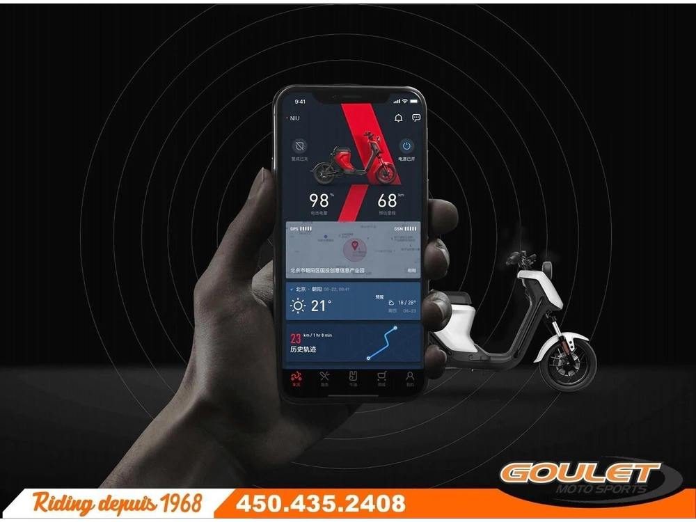 2022 Niu Uqi + Moped Électrique alt