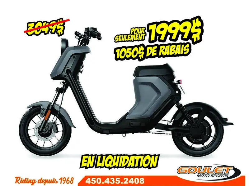 2022 NIU UQi + MOPED ÉLECTRIQUE