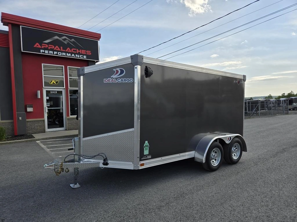 Ideal Cargo Remorque Fermée Évocore 6x12 Porte Rampe 2024 alt
