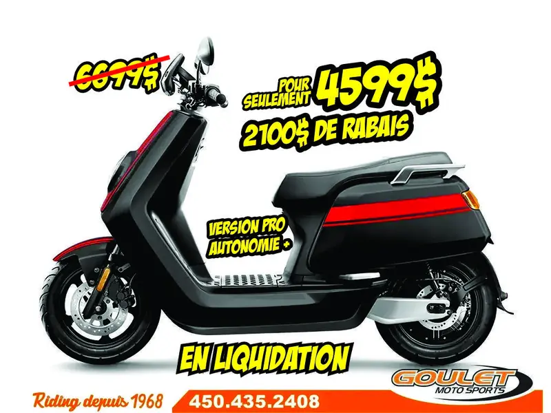 2022 NIU NIU NQi GTS PRO E-SCOOTER