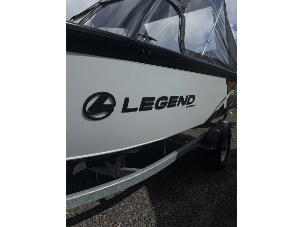 2024 Legend X18 W/ 90 Elpt 4s Merc, Galv Trailer & Bow To Stern Cover