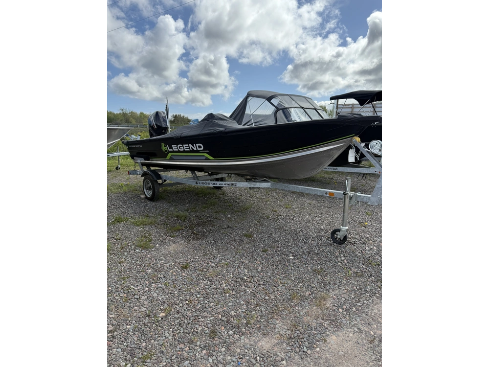 2025 Legend 16 Prosport Sc W/ 25 Elpt 4s Merc & Mooring Cover
