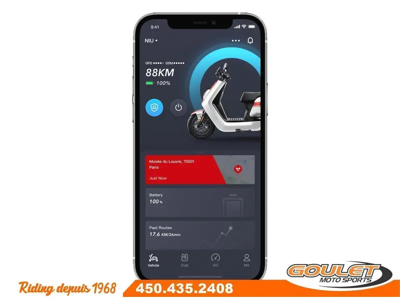 2022 NIU MQi+ SPORT 31A E-SCOOTER