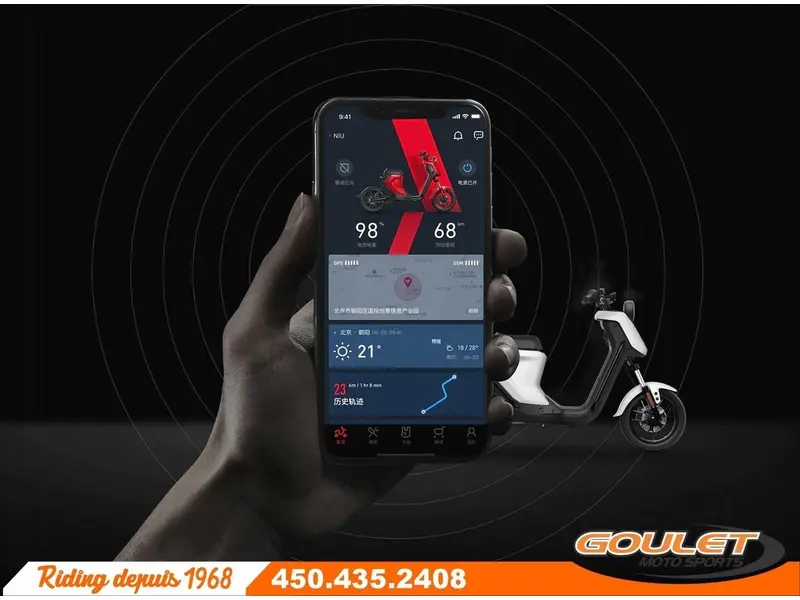 2022 NIU UQi+ MOPED ÉLECTRIQUE