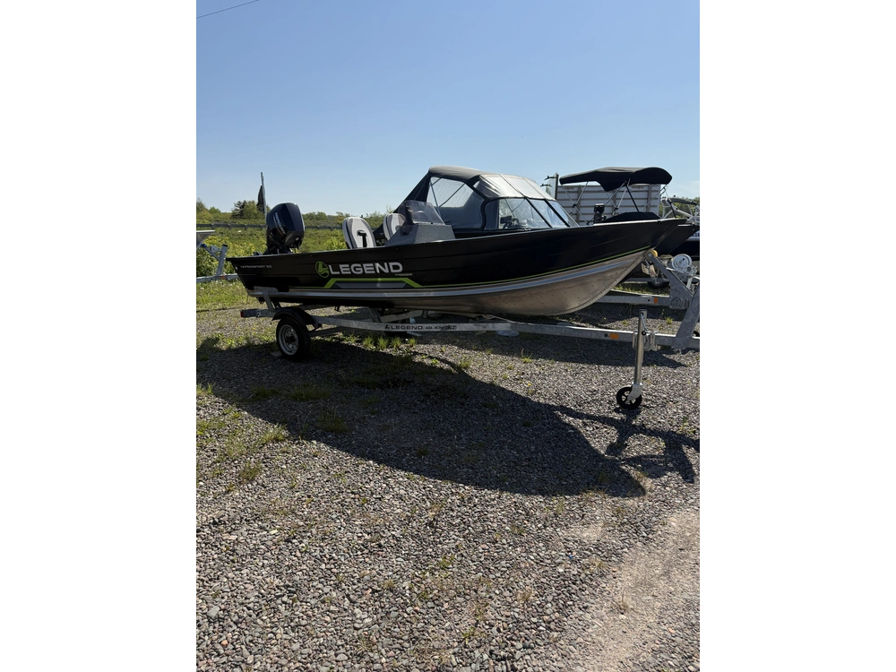 2025 Legend 16 Prosport Sc W/ 25 Elpt 4s Merc & Mooring Cover