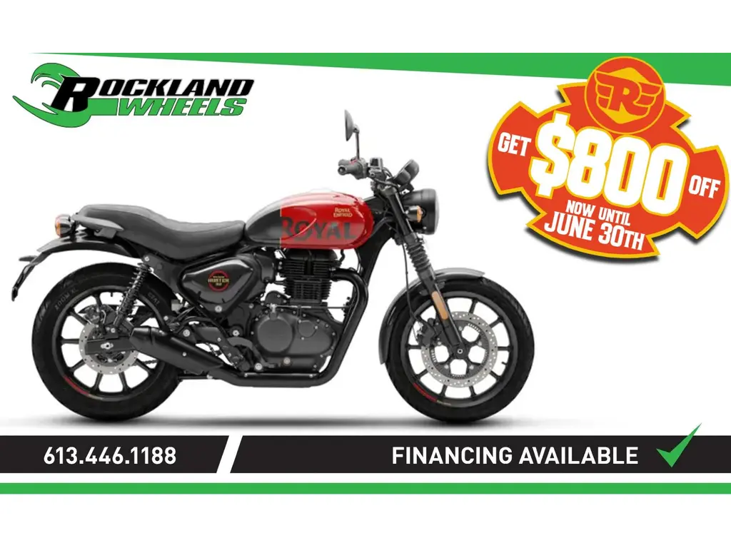 Royal Enfield HUNTER 350 - REBEL RED 2024