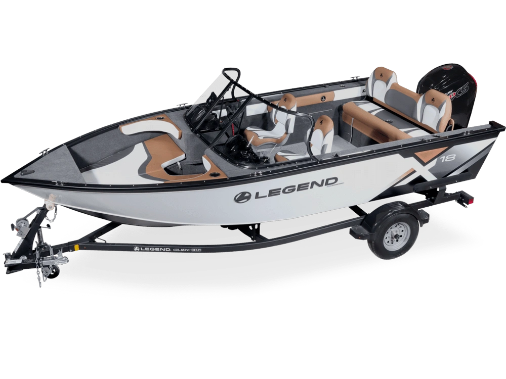 2024 Legend X18 W/ 90 Elpt 4s Merc, Galv Trailer & Bow To Stern Cover