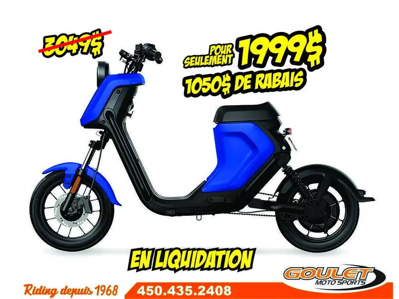 2022 NIU UQi + MOPED ÉLECTRIQUE