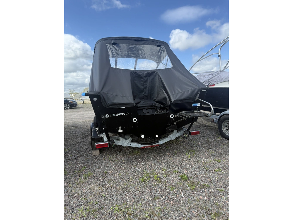 2024 Legend X18 W/ 90 Elpt 4s Merc, Galv Trailer & Bow To Stern Cover