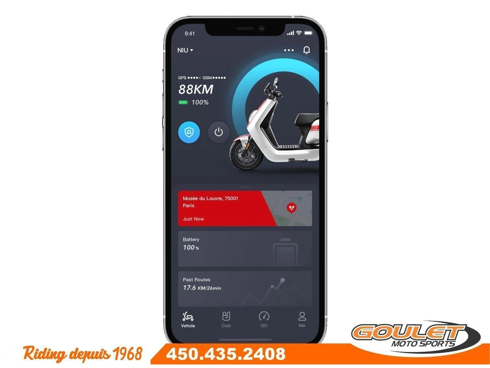 Niu Mqi+ Sport 31a E-scooter 2022 alt