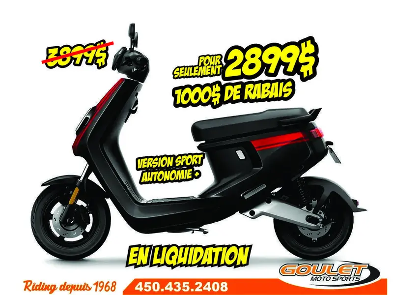 2022 NIU MQi+ SPORT 42A E-SCOOTER