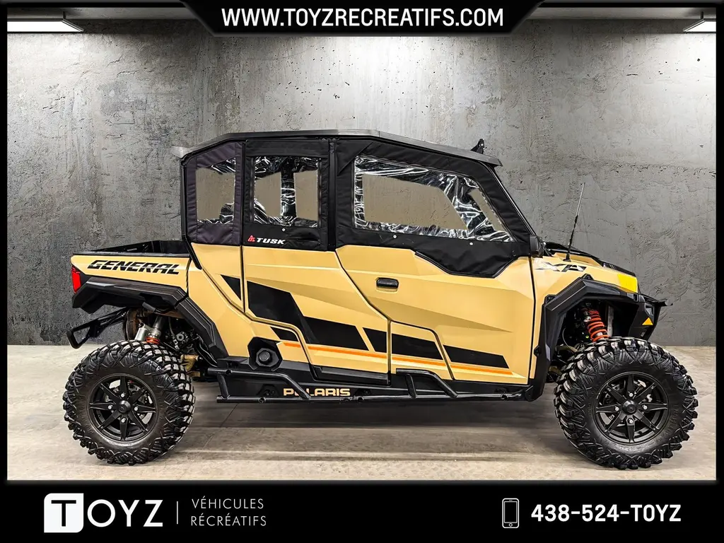 2021 Polaris GENERAL XP 4 1000 DELUXE CABINE FERMÉ ET CHAUFFAGE !