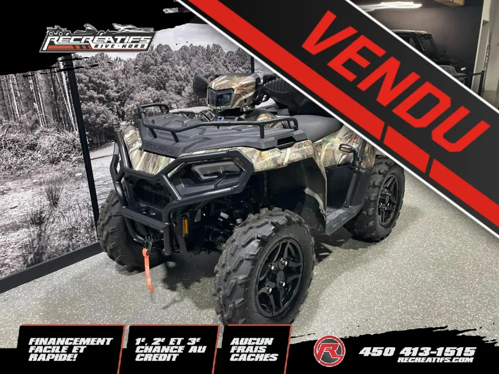 2024 Polaris SPORTSMAN 570 HUNT EDITION **SEULEMENT 328KM !!**