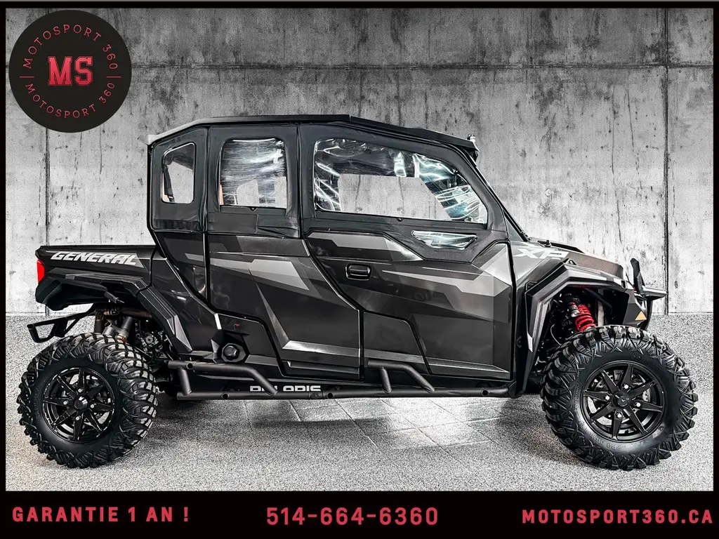 2021 Polaris GENERAL XP 4 1000 DELUXE FULL CAB CHAUFFAGE + SYSTÈME DE SON