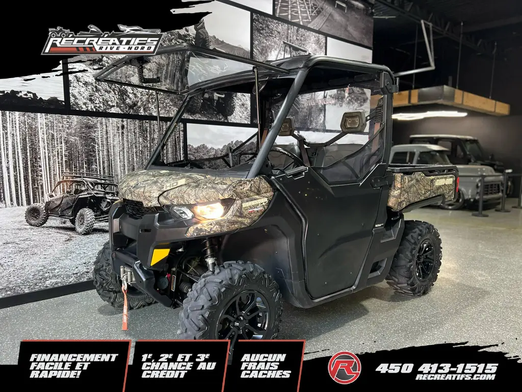 Can-Am DEFENDER HD8 XT MOSSY OAK **PARFAIT POUR TRAVAILLER!!** 2016