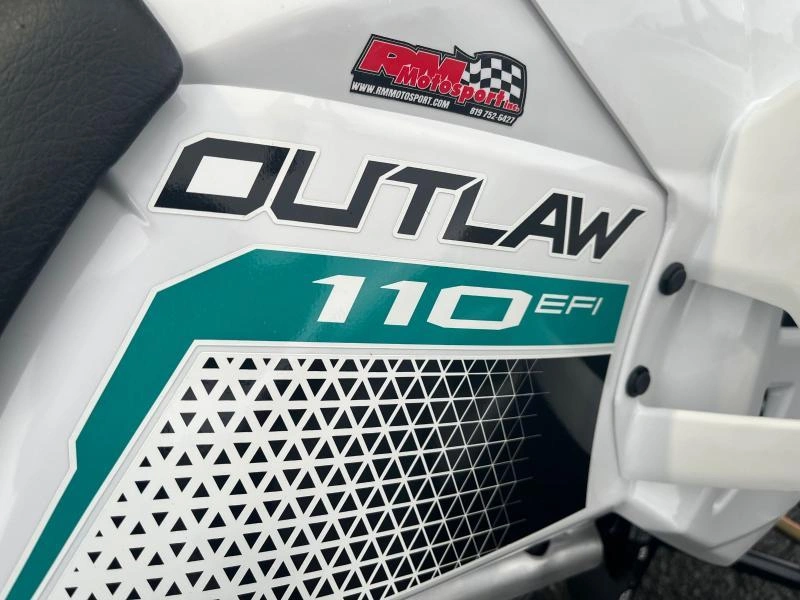 Polaris Outlaw 110 Efi - Blanc-vert 2025 alt