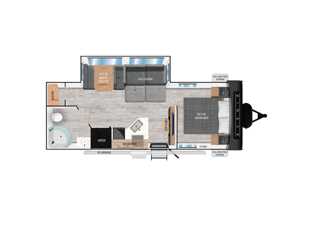 2025 Avenir Avenir A-24rb Travel Trailer alt