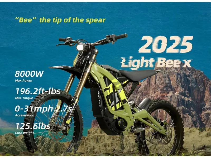 2025 Surron LIGHT BEE X LBX Gen 2 ÉLECTRIQUE thumbnail 5