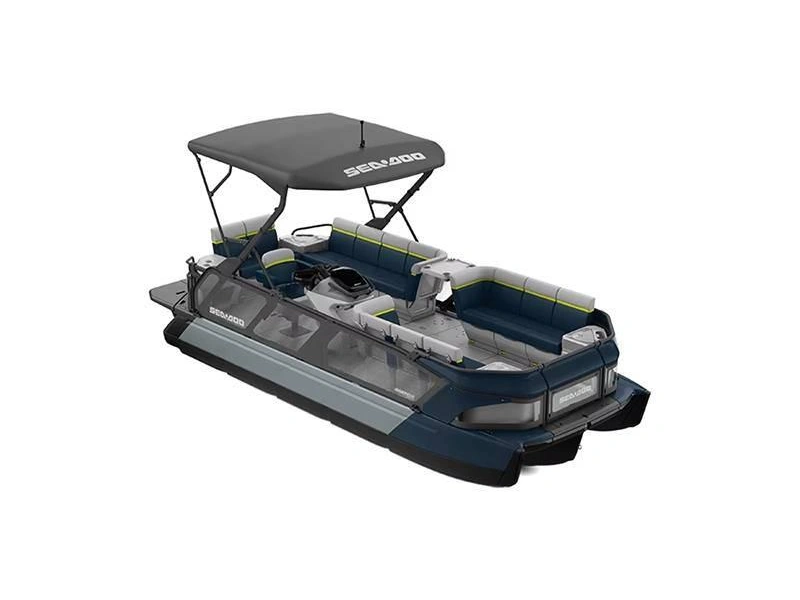 2025 Sea-doo Switch Limited 21 230hp Harbor Blue Galvanized Trailer alt