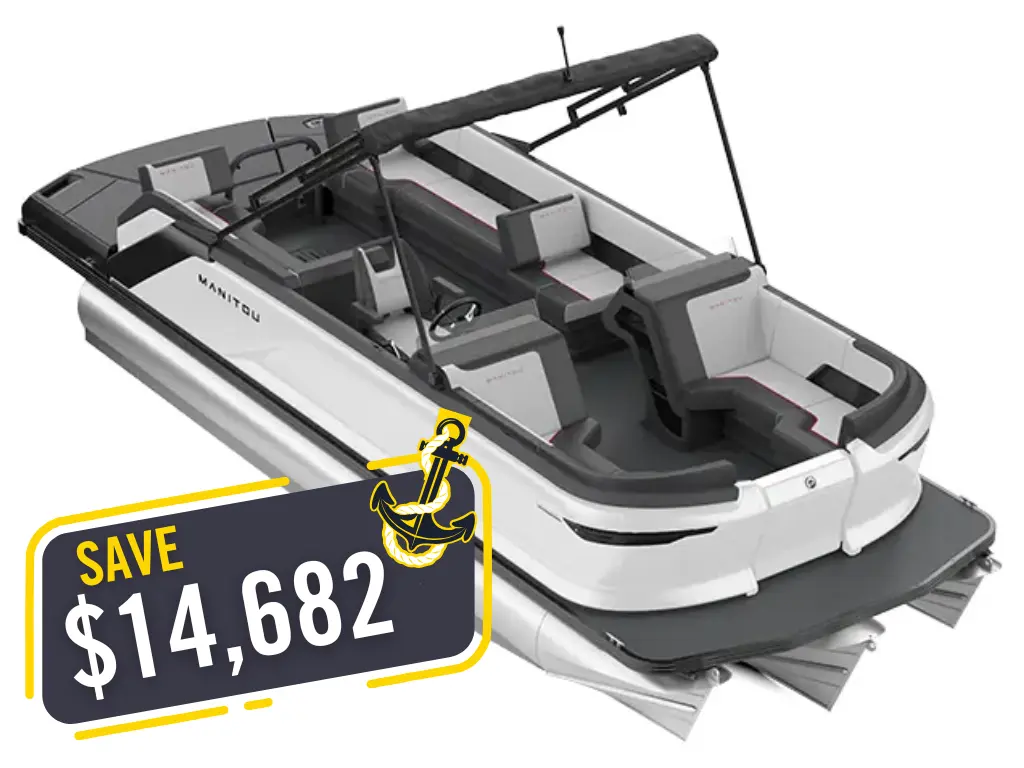 2024 Manitou 22 Cruise Switchback Max Deck Signature 150HP w/Trailer