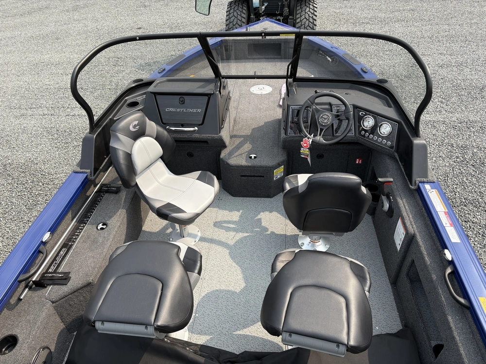 2025 Crestliner 1850 Fish Hawk Wt Jumpseat - True Blue alt